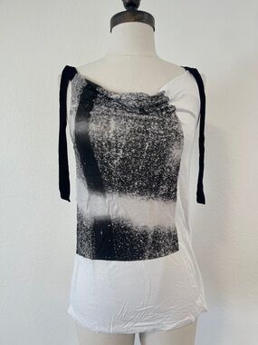 All Saints White Twilight Carli Tee Tank Size XS